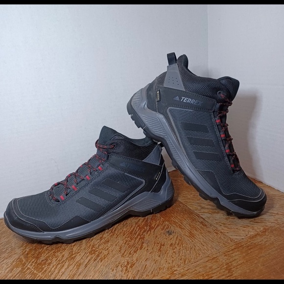 Adidas Terrex Eastrail Mid GTX Goretex boots Size W10.5 Black F36761 (151 Box 18 - Picture 1 of 10